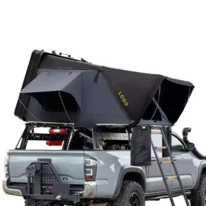 OEM Quick Setup Waterproof Canvas Four Season Side Open Clam Hard Roof Top Tent 3-4 Person for 4×4 Offroad Camping