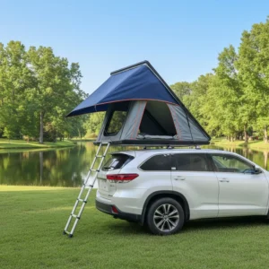 OEM Ultralight Aluminum Hard Shell Double Layer Quick Opening One Bedroom Tent