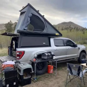 OEM Vietnam Carbon Fiber Solar Panel Hard Shell Rooftop Tent for Car Camping
