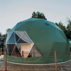 OEM&ODM Geodesic Dome Glamping Tent with Bathroom for Party Wedding Events