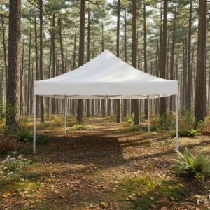 ON20BZ 4x4m Aluminum Frame Glamping Tent PU 240g White Waterproof Roof Heavy Duty Outdoor Camping Shelter for Parties&Events