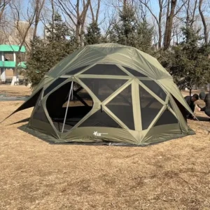 Octagonal Spherical Spring Cold proof Windproof 210D Oxford Cloth Camping Tent Easy Carry Multi person