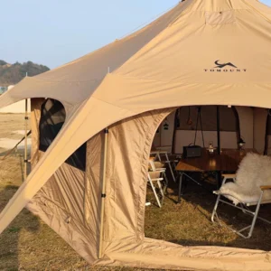 Oem Large 4.5m Cotton Double Layer Four season Rainproof 3000mm Marquee Glamping Luxury Safari Mongolian Yurt Camping Tent 4 10