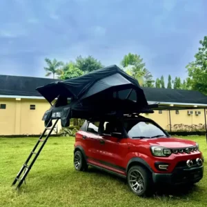 Offroad Camping Pickup RTT Tent Box Lightweight Foldable Rack Rooftop Tent Large Space Soft Shell Car Roof Top Tent
