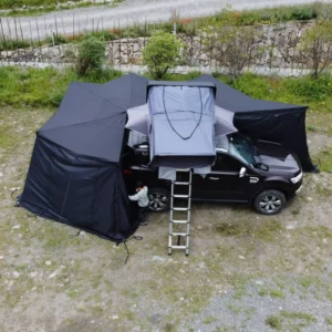 Offroad Pickup Van Camping 270 Degree Vehicle Side Awning Canopy Foldable Roof Rack Car Sunshade Tent