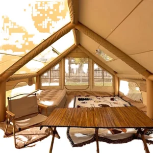 One Bedroom Air Tent Oxford Fabric Four-Season Durable Camping Tent Outdoor 3-4 Person Family Party Event Tent