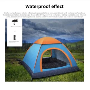 One Person Portable Indoor Outdoor Oxford Tent for Beach Fishing Simple Folding One Bedroom Camping for Children’s Summer Stay