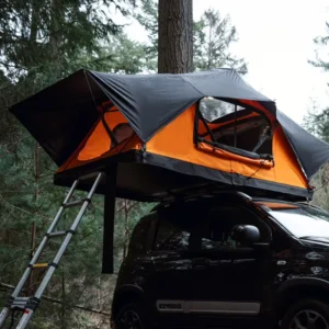 Orange Color Tentbox Style Soft Shell Roof Top Tent with Aluminum Floor