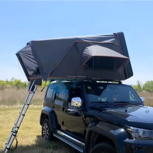 Outback Tourer Hard Shell Rooftop Tent 4 Person Capacity 270 Degree Awning Heavy Duty Construction Model CRT 008