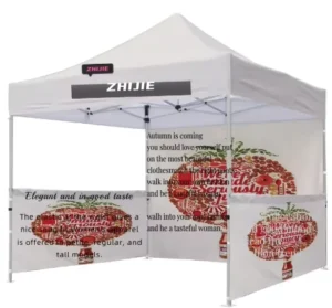 Outdoor 10 x 10 ft Custom Canopy Pop-Up Trade Show Advertising Tent