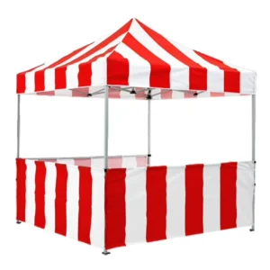 Outdoor 10×10 Red White Striped Carnival Custom Tent Trade Show Event Tent for Party