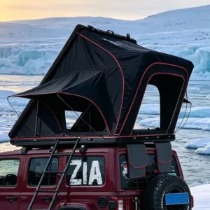 Outdoor 2 Person Triangular Hard Shell Rooftop Tent 4 Season Roof Top Tent for Car