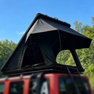 Outdoor 2 Person Waterproof 4×4 Aluminium Hard Shell Rooftop Tent with 2.3m Aluminum Ladder
