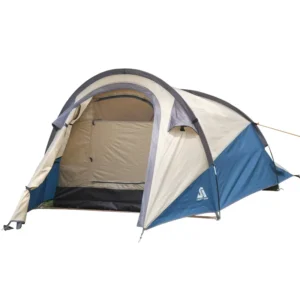 Outdoor 2-Person Waterproof and Windproof Hand-Assembled Four-season Double-Layer Camouflage Tunnel Camping Tent