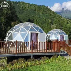 Outdoor 3.6M Geodesic Dome Tent with Transparent Clear Winter/Summer Cover for Event Party