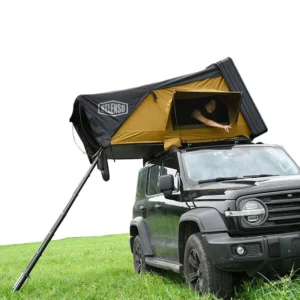 Outdoor 4-Person Waterproof Portable Hard Shell Car Roof Camping Tent for Jeep and SUV
