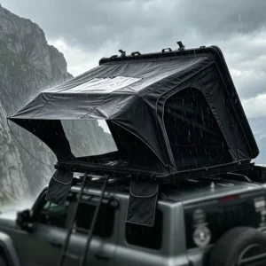 Outdoor 4 Season 2 Person Car Roof Tent Aluminium Camping Rooftop Tent Hard Shell for SUV 4×4 Offroad