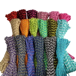 Outdoor 4mm Camping Canopy Windproof Climbing Rope Tent 550 Paracord Accessories