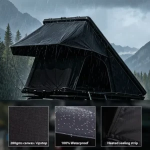 Outdoor 4×4 Car Aluminium Hard Shell Camping Rooftop Tent for 2 Person