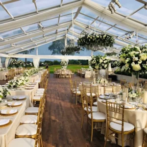 Outdoor A-Shape Waterproof Transparent Wedding Marquee Party Tent for Rental Events