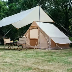 Outdoor Adventure Luxury Water-Resistant Detachable Inflatable Event Tent Portable Oxford Cotton Baby Tent Big Camping Equipment
