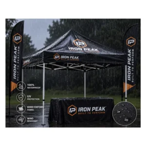 Outdoor Advertising Booth Tent with Feather Flags