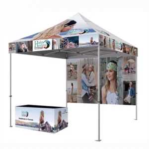 Outdoor Aluminum 10×10 Pop up Canopy Tent with Custom Logo Printing for Exhibition & Event