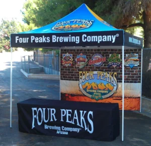 Outdoor Aluminum 10x10ft Trade Show Canopy Tent with Custom Advertising Print