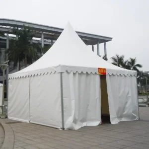 Outdoor Aluminum Beach Garden Party Pagoda Gazebo Canopy Waterproof Logo Print PVC Wedding Exhibition Sports Events Floor Tent