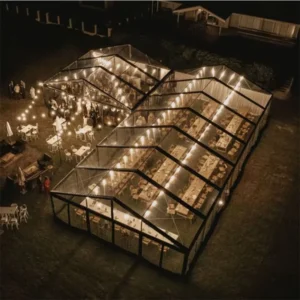 Outdoor Aluminum Frame PVC Fabric Clear Span Waterproof Wedding Party Tents for Events