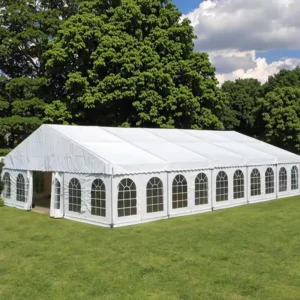 Outdoor Aluminum Frame PVC Wedding Tents Event Enclosed 20m X 50m Party Marquees 1000 People Four Season Waterproof Fire