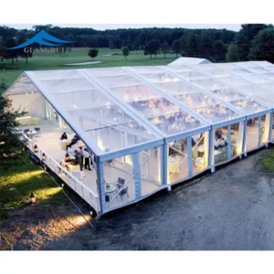 Outdoor Aluminum Frame White PVC Wedding Hall Banquet Church Marquee Event Party Tent for 300 500 1000 People