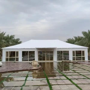 Outdoor Aluminum Multi-Side Canopy Event Tent Waterproof Wedding Party Pagoda Tent