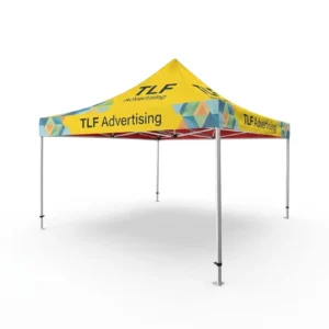 Outdoor Aluminum Steel Event Tent with Logo 10x10ft Marquee Vendor Pop-Up Advertising Canopy Tent
