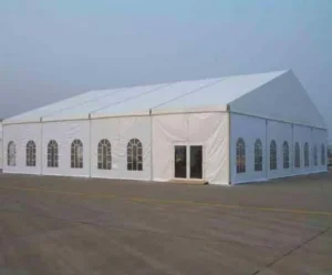 Outdoor Aluminum Wedding Church Party Marquee, White Waterproof PVC, CE Certified
