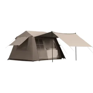 Outdoor Automatic 6.0 Rooftop Tent, Thickened Black Oxford, Sunproof Rainproof, Quick-Opening, 2-Person Camping