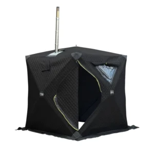 Outdoor Automatic Pop up 210D Oxford Cloth One Bedroom Three Layer Camping Four-Season Sauna Tent with Large Window