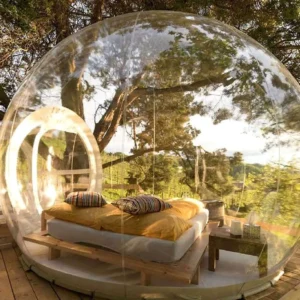 Outdoor Beautiful Inflatable Bubble Dome Tent with Blower Transparent House Tent for Hotel Camping Wedding Product Showcase