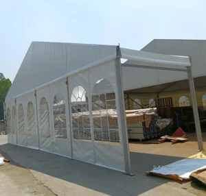 Outdoor Big Aluminum Trade Show Floor Tent Waterproof PVC Church Wedding Party Canopy Large Warehouse Exhibition Event Tent