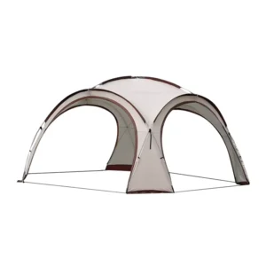Outdoor Black Polyester Dome Canopy Rainproof Sunscreen Camping Tent 2000-3000mm Waterproofing Single-Layer