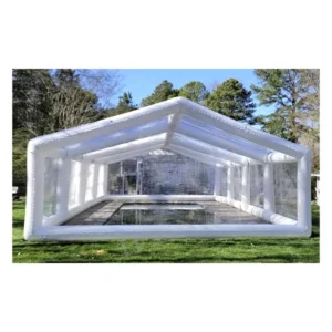 Outdoor Blow up Tent Transparent Bubble Inflatable Pool Cover Tent Pool Dome for Winter