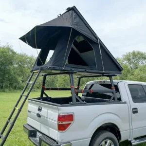 Outdoor Camping 1 3 Person Rooftop Tent Aluminum Oxford Double Layer Four Season Waterproof Quick Automatic Opening Pickup Truck