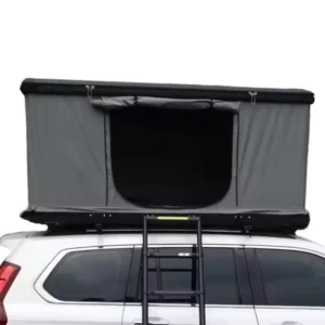 Outdoor Camping 4WD Foldable Hard Shell Aluminum Rooftop Tent with Oxford Fabric, Summer, Quick Opening