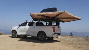 Outdoor Camping Awning Tent Waterproof Car Roof Sunshade Roof Top Tent Rooftop