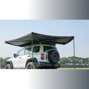Outdoor Camping Car Awning Tent Retractable Camping Car 270° Awning Suit for Rooftop Tent