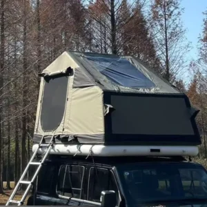 Outdoor Camping Car Rooftop Hard-shell Roof Tent-Waterproof Four-season Double Layer Oxford Fabric