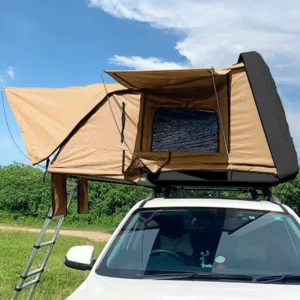 Outdoor Camping Car Rooftop Tent Aluminium Double Layer 1-2 Person Four-Season Quick Automatic Opening