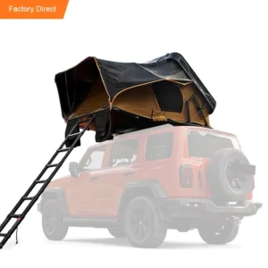 Outdoor Camping Car Rooftop Tent Suppliers ABS Pop up Triangle Rooftop Tent Lightweight Car Top Roof Tent 3 4 Person for SUV