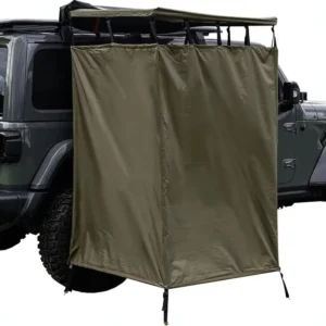 Outdoor Camping Car Side Privacy Shelter 3.3×3.3FT Waterproof 420D Oxford Summer Tent Portable Shower Restroom Tent