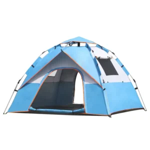Outdoor Camping Double Layer Camouflage Three Season Fully Automatic Thickened Rainproof Tent 1000 1500mm Waterproofing Quick